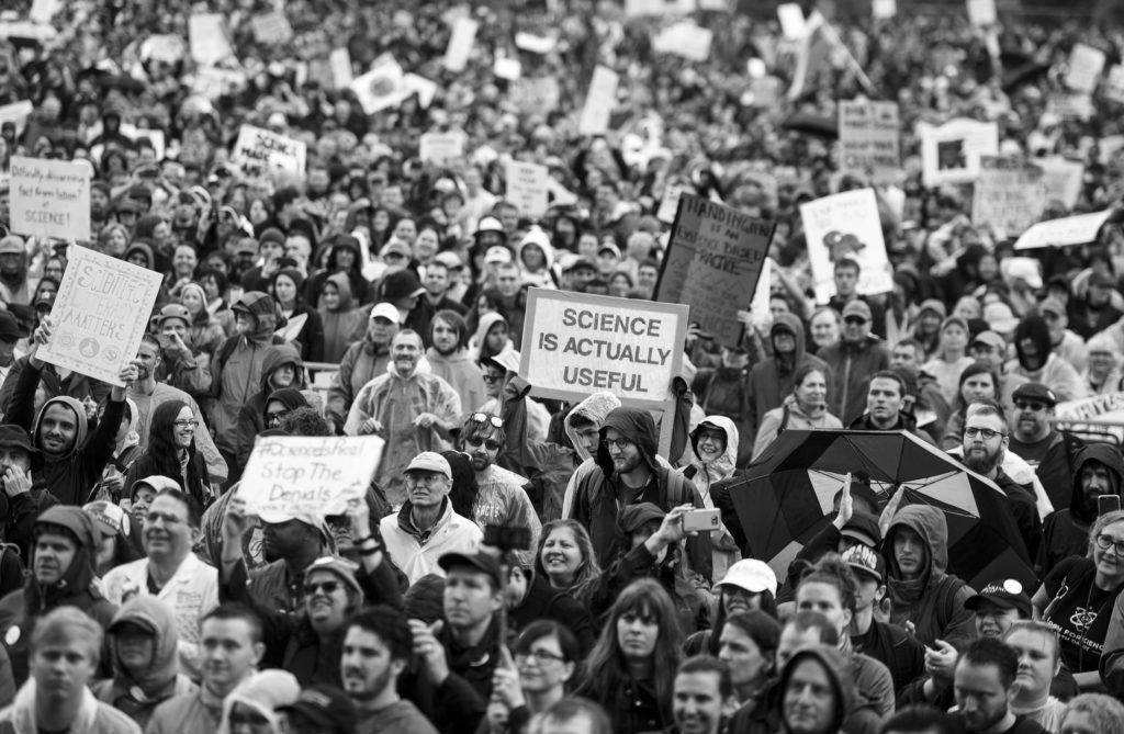 Earth Day crowd