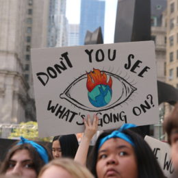 sign at protest