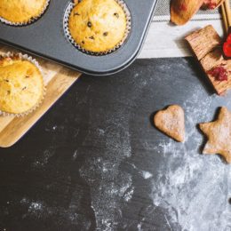 baked goods on counter