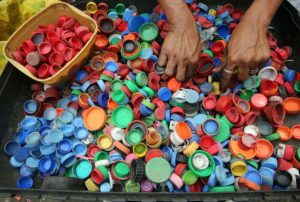 pile of bottle caps