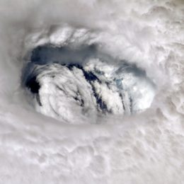 hurricane view from space
