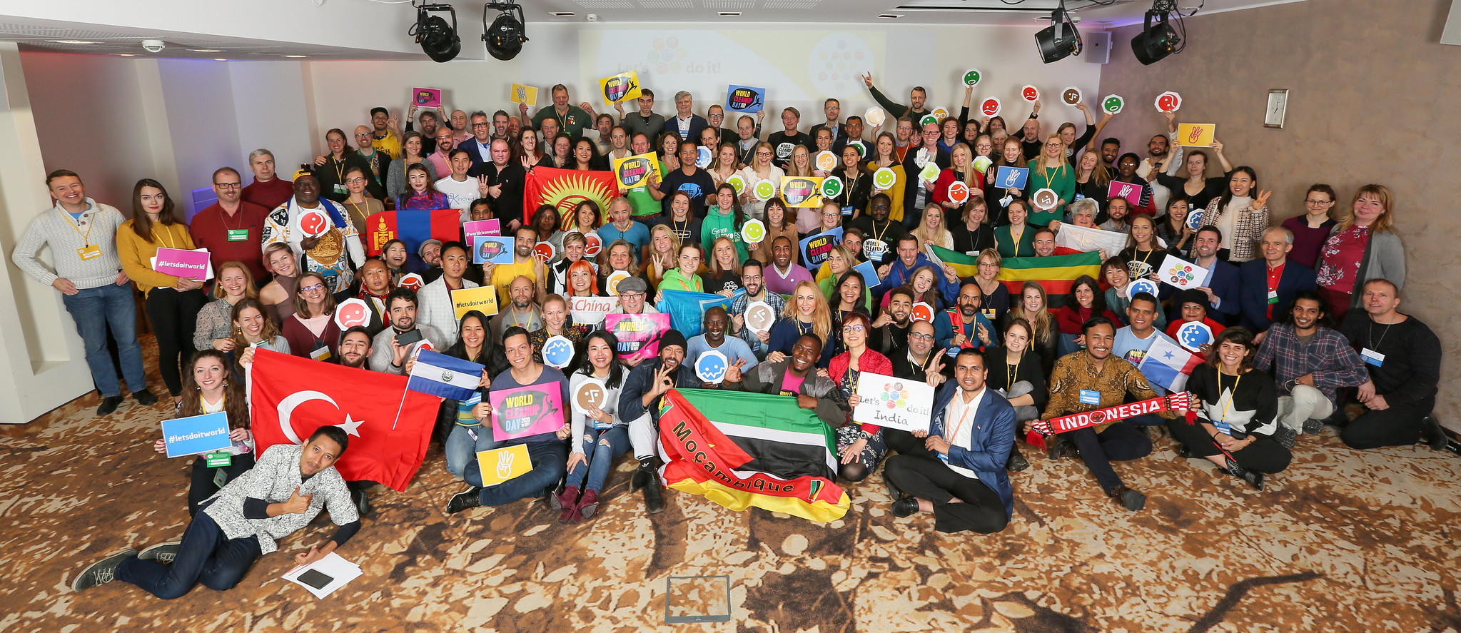 group photo at conference