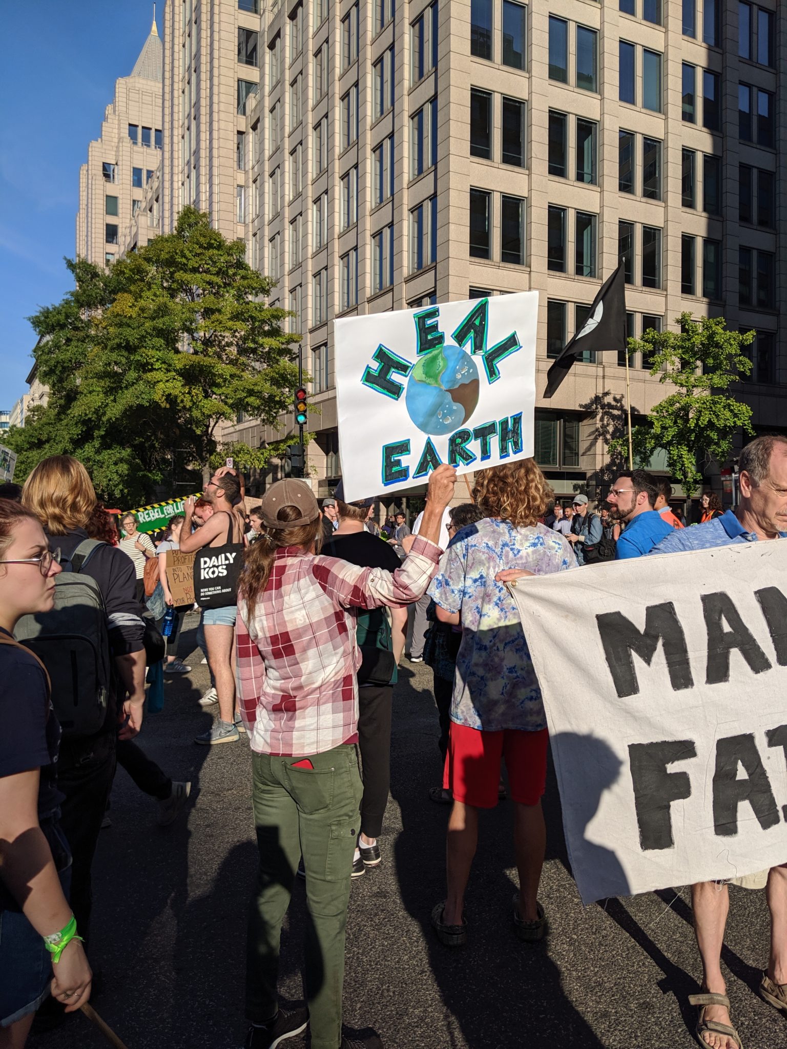 Protest photos Earth Day