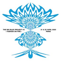 big blue project sign