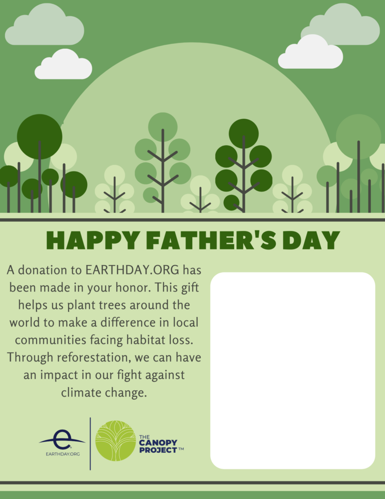 Father's Day Canopy Project card