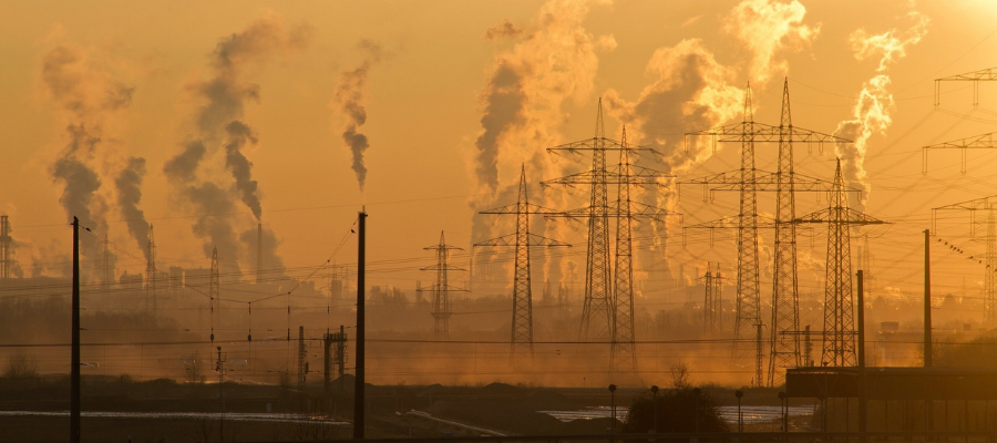 Photography shot of landscape of Factories