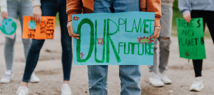 Our Planet Our future Protest Sign