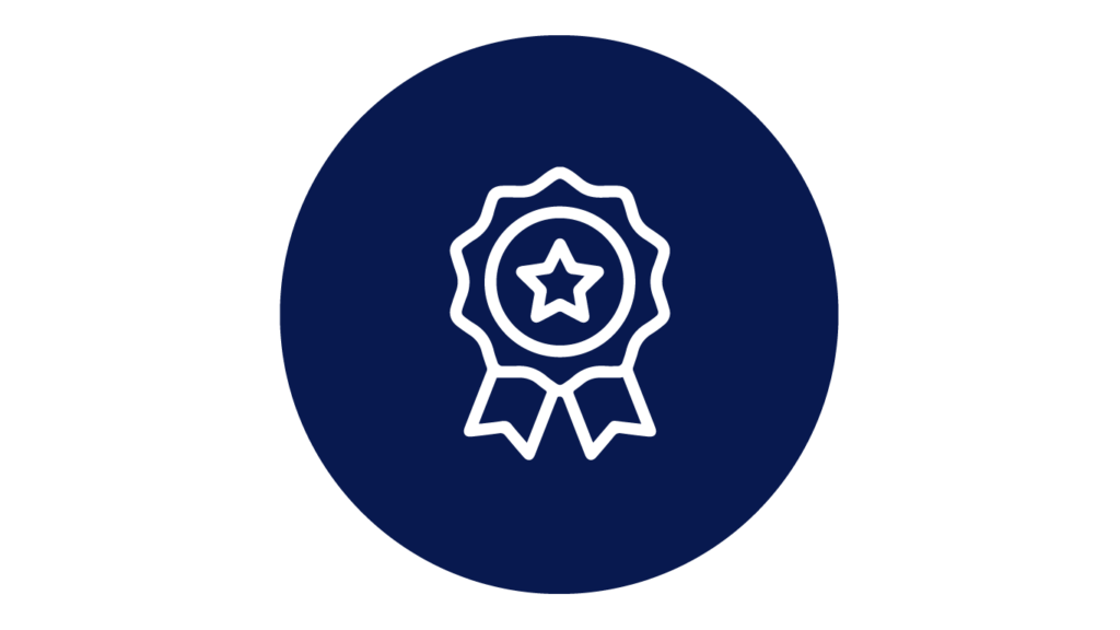 Icon representing a badge