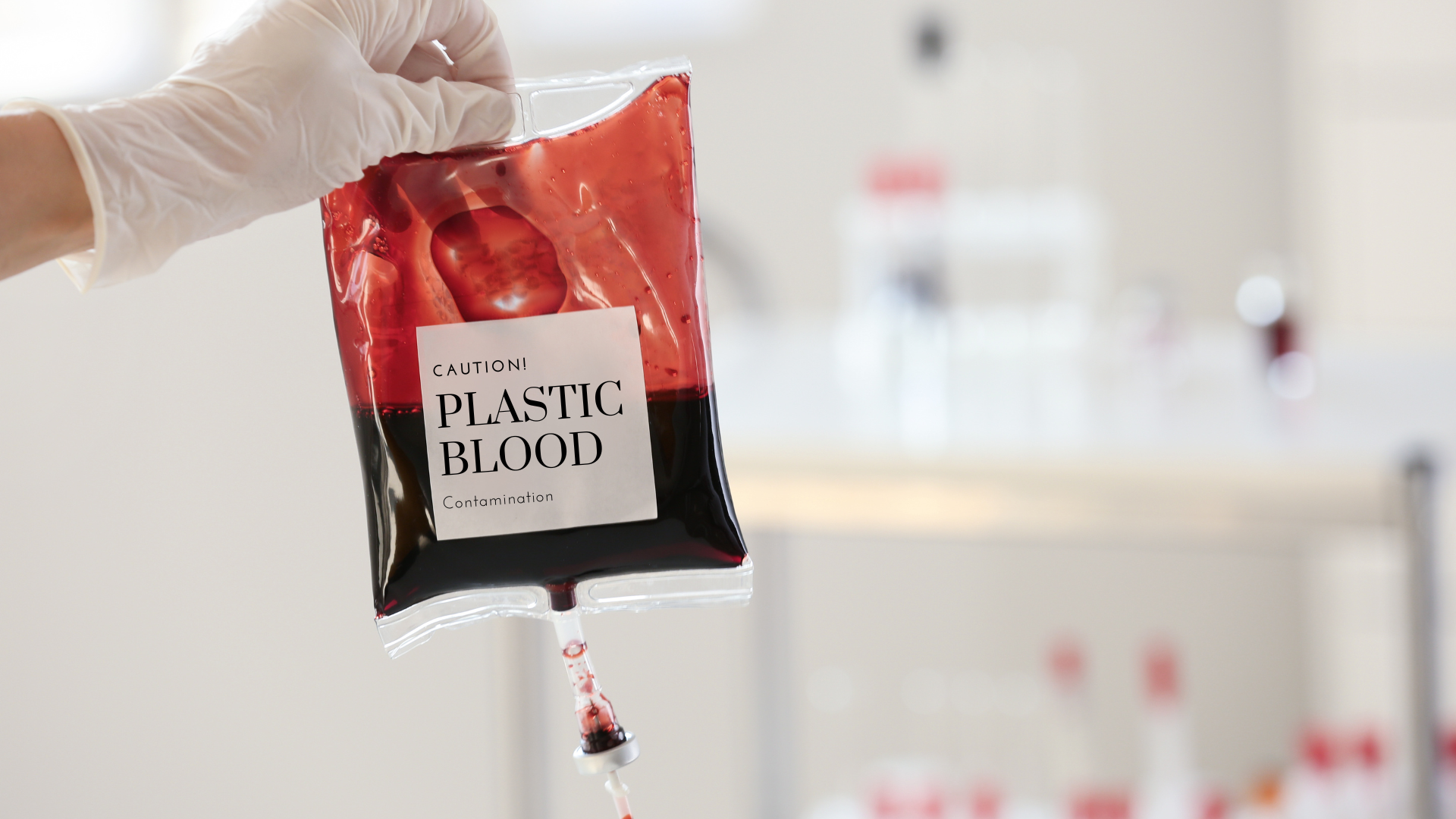 plastic blood bag