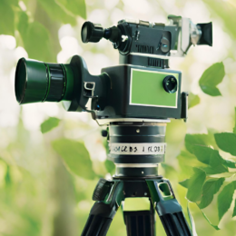 green film camera
