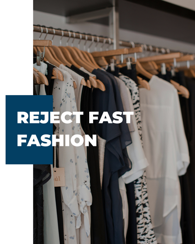Reject Fast Fashion Banner