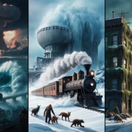 Three scenes of TV apocalypse.