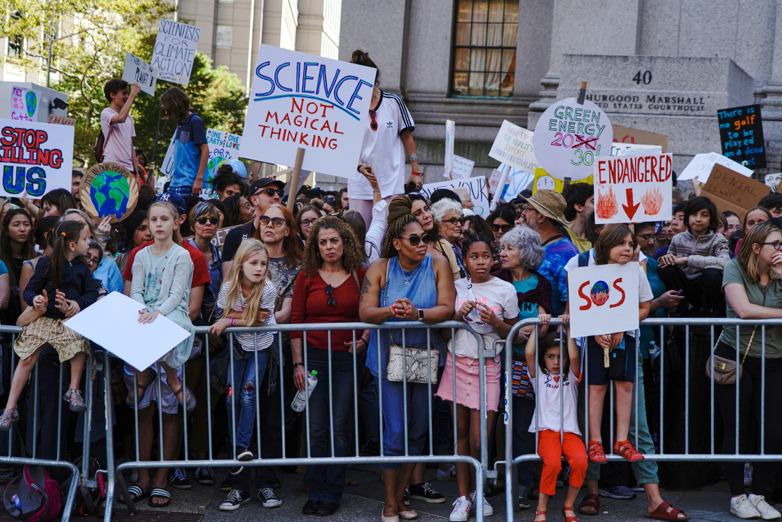 Climate protest.