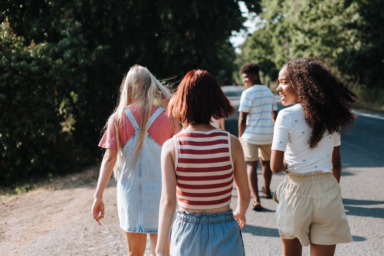 Group of teenagers.
