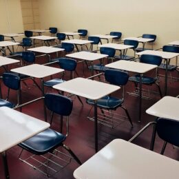 Empty classroom.