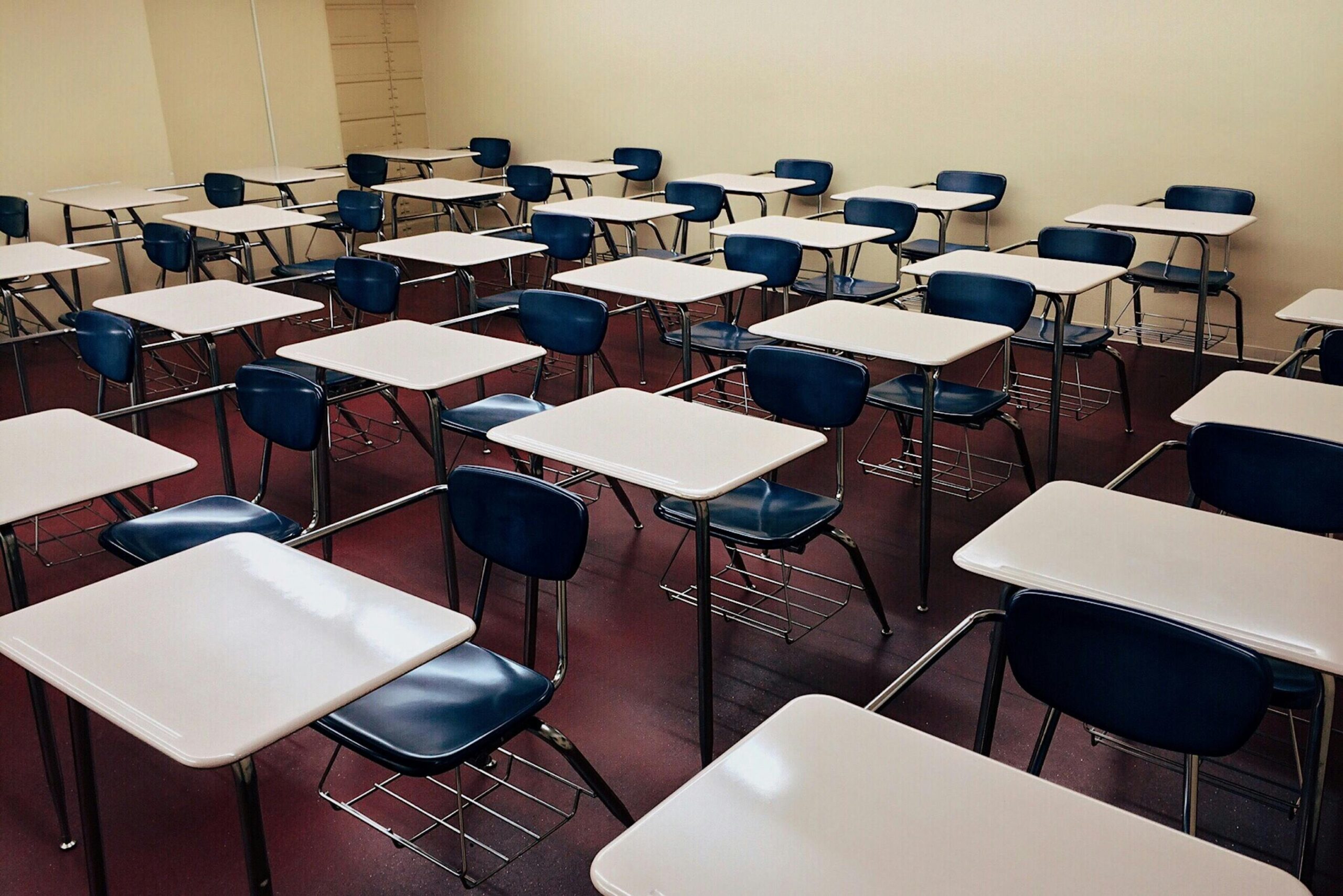 Empty classroom.