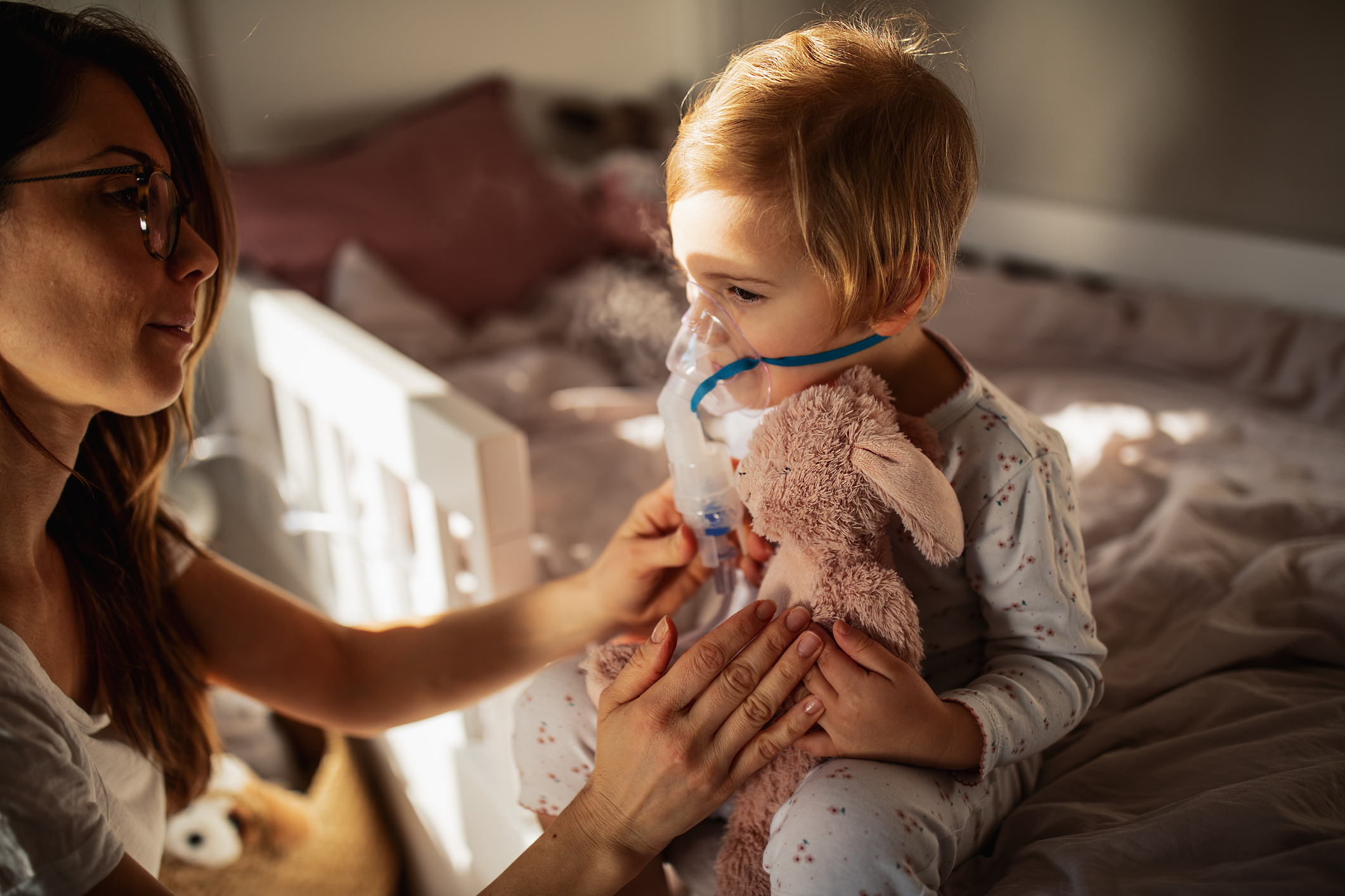 child on respirator