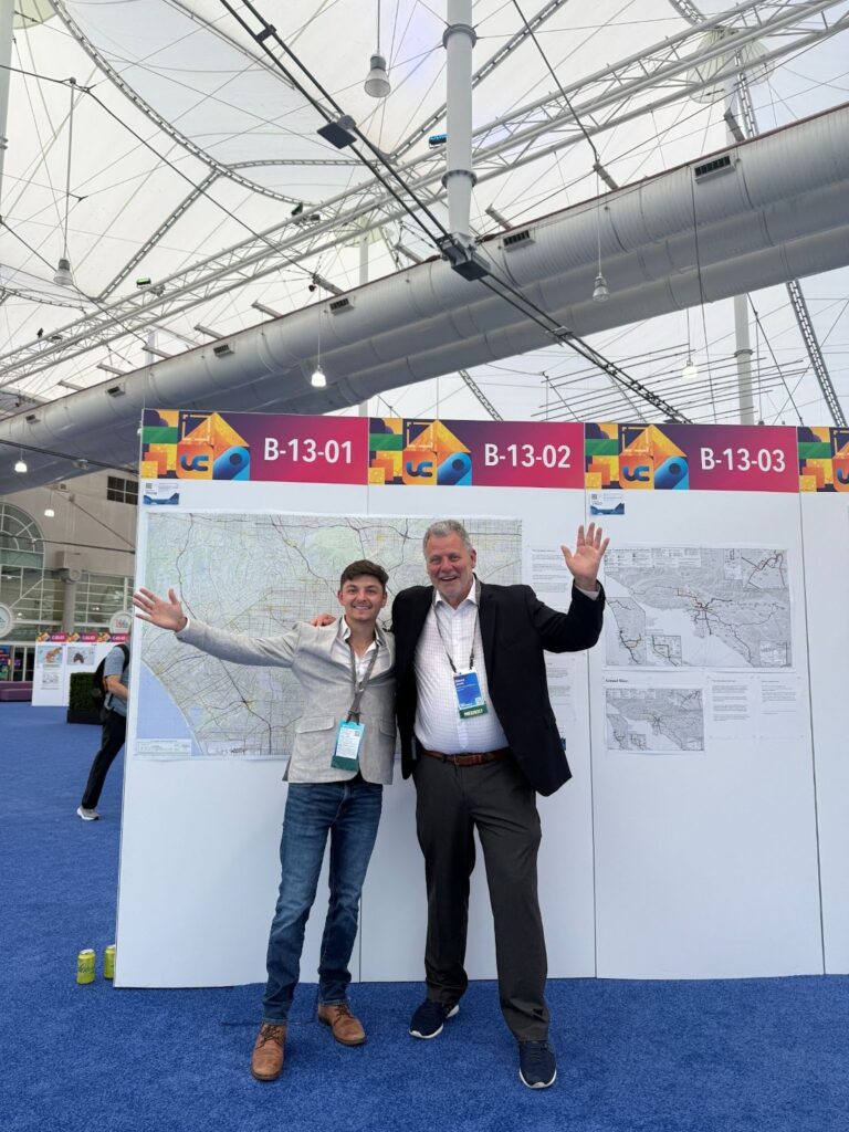 Steve and Michael (post author) in the map gallery