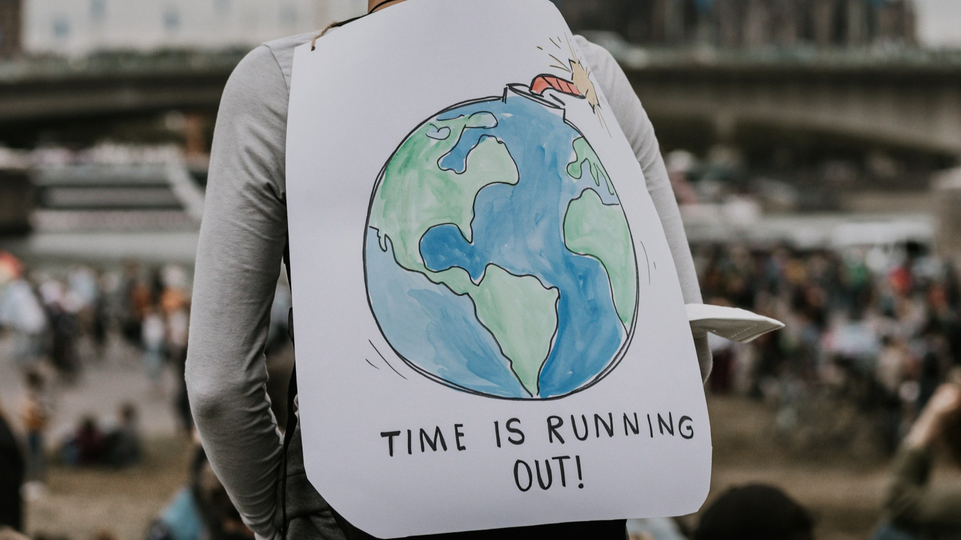 Time is running out backpack