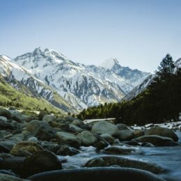 River through the Himalayas