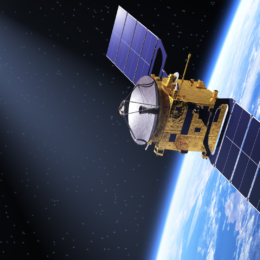 Satellite in space
