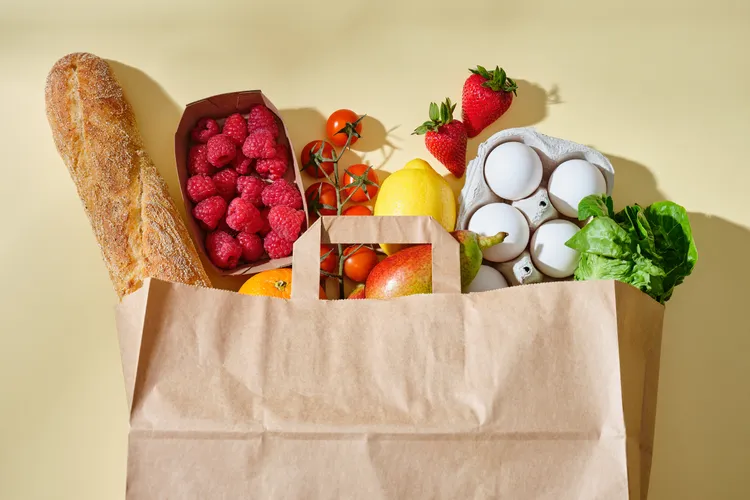 Grocery bag with groceries. Credit: Anastasia Nurullina/Getty Images