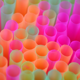 Colored straws