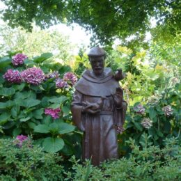 St. Francis of Assissi statue at Siena College