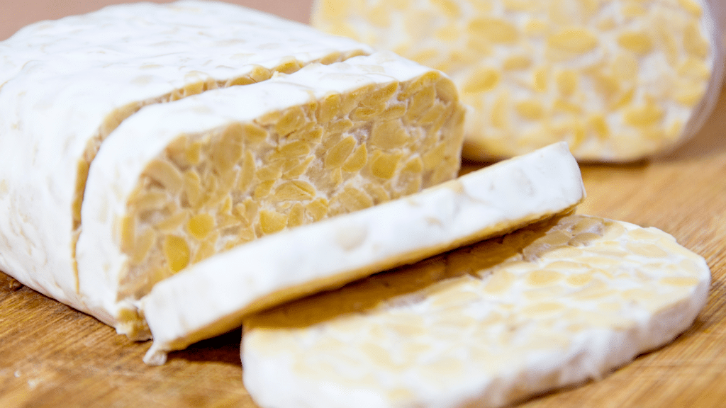 Sliced tempeh
