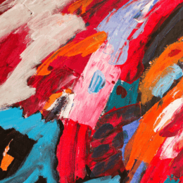 Painted brushstrokes