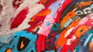 Painted brushstrokes