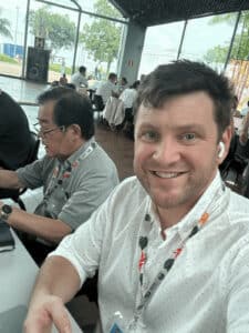 Bryce’s first selfie in Belem!