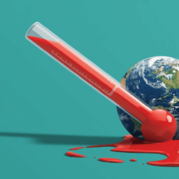 Thermometer and globe