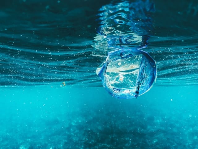 Plastic in water
