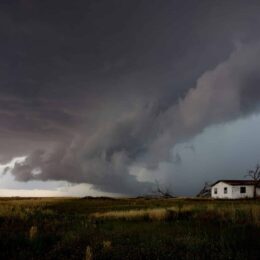 House under extreme weather