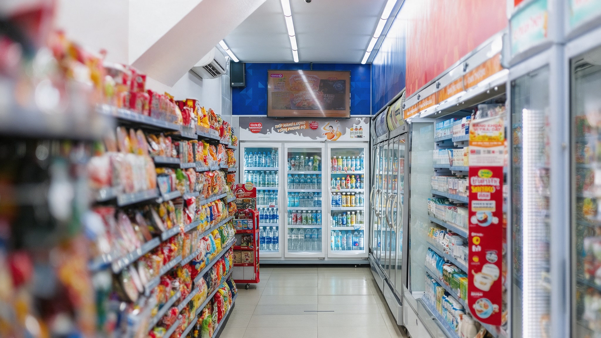 Convenience store aisle