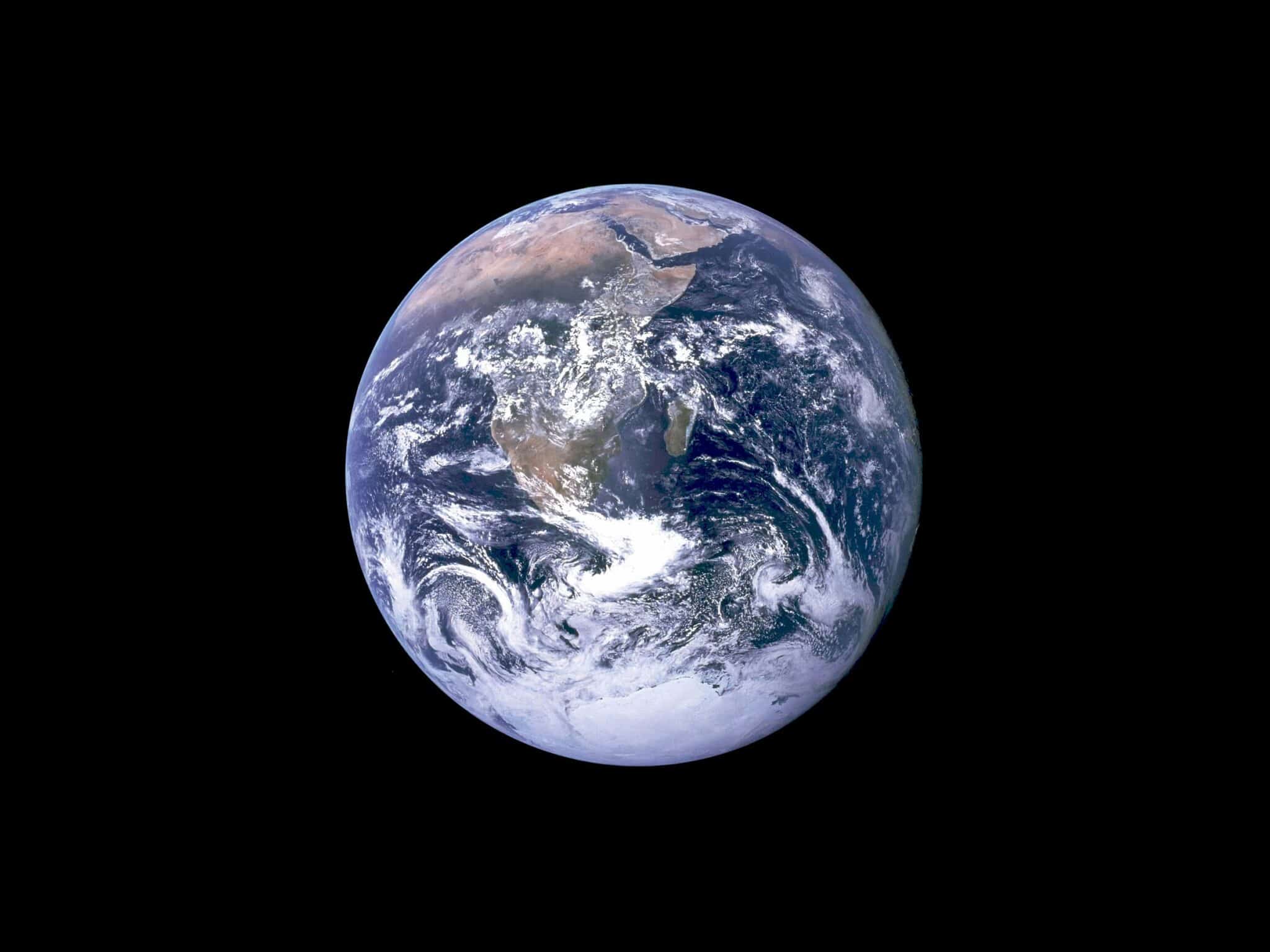 The whole Earth seen from space