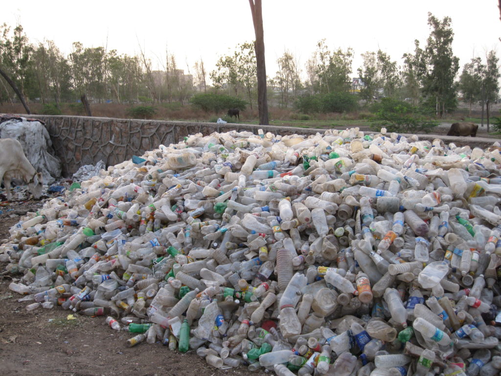 pile of plastic trash