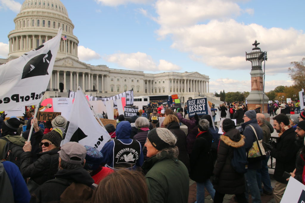 crowd at capitol